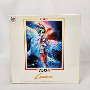 New Sealed Ceaco Luna "Victory Prayer" 750 Pc Puzzle Kazuha Fukami (18" x 24")